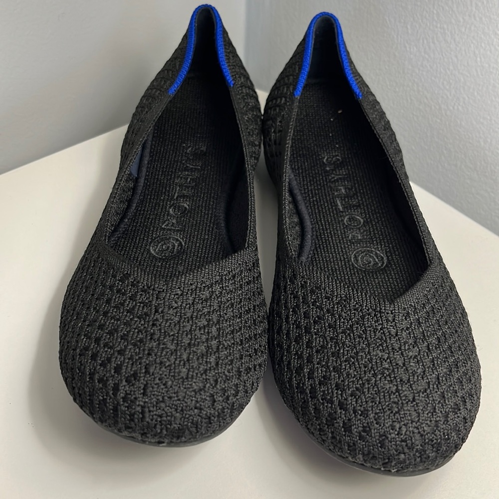 Rothy’s Honeycomb Flat in black Sz 6.5